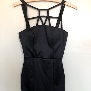 GUESS black bodycon dress